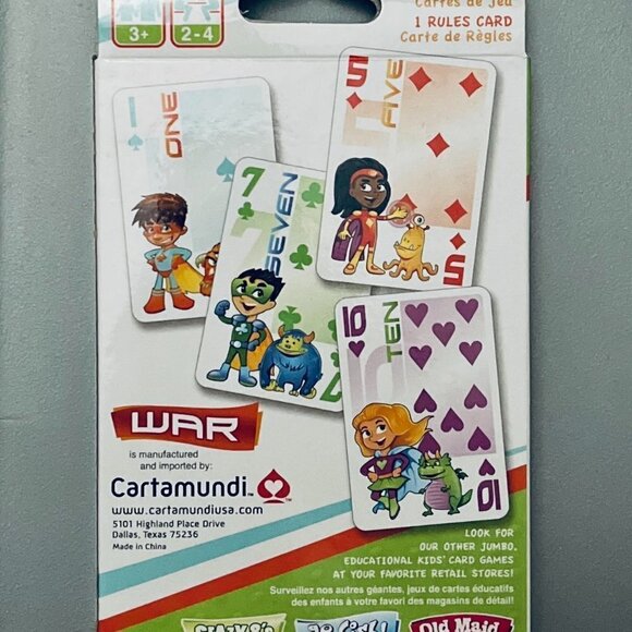 ๐3/$15๐ 2-In-1 Card Game War/Memory Playing Cards - Picture 3 of 4